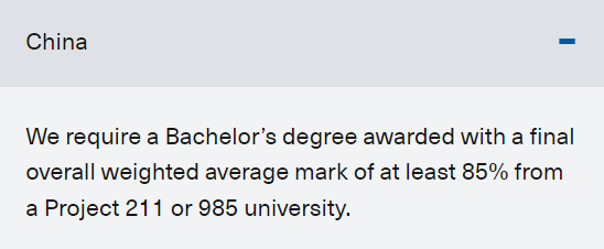 QS前100英国大学发布「2023年中国院校认可名单」及申请要求!