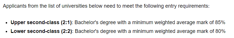 QS前100英国大学发布「2023年中国院校认可名单」及申请要求!