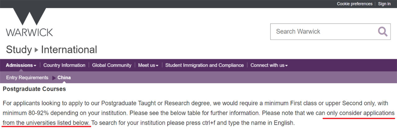 QS前100英国大学发布「2023年中国院校认可名单」及申请要求!