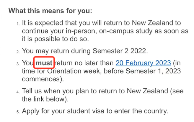 【注意】新西兰多所大学宣布要求学生返纽!