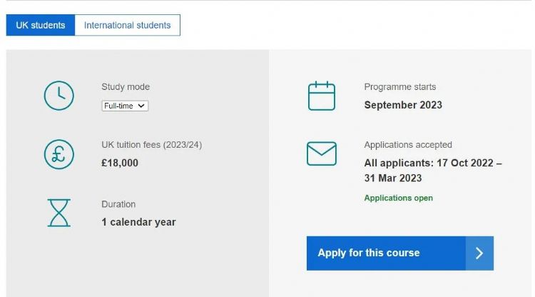 2023年英国申请季提前截止的专业整理！