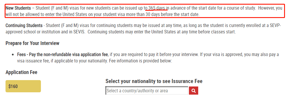 美国学生签证新规来了！申请日期延长至开学前365天