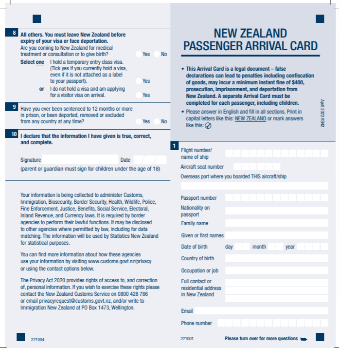 【指南】2023年新西兰入境规则大调整！