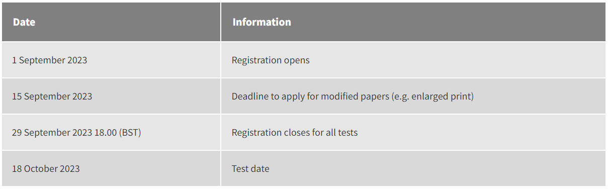 【注意】牛津入学笔试有变动？10月笔试时间确认！