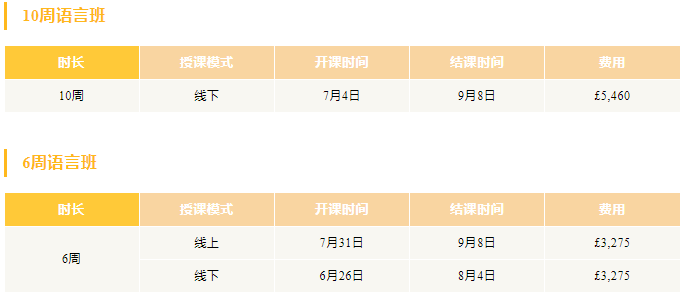 【申请】利兹大学关于夏季硕士语言班的通知