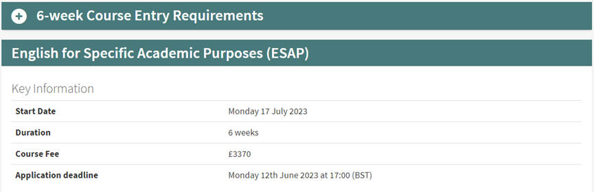 英国大学2023语言课申请的DDL盘点！