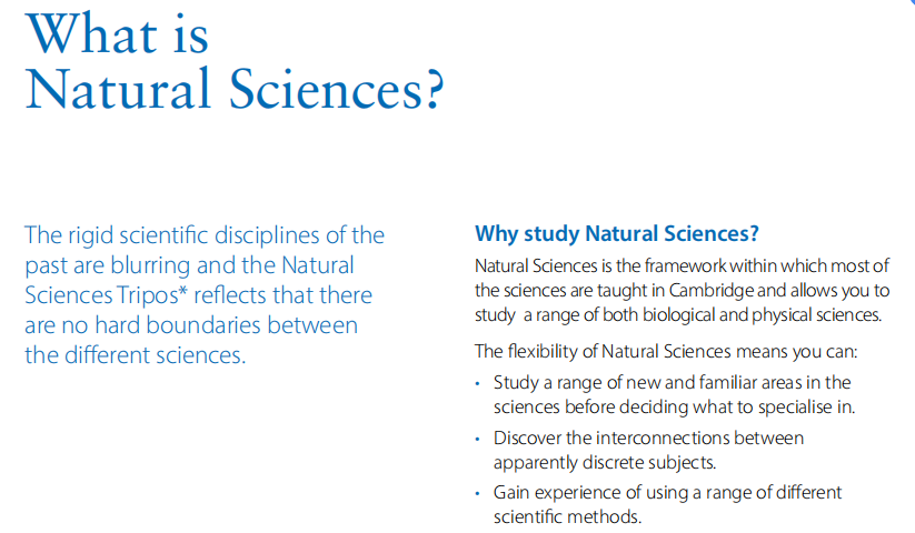 【专业解析】剑桥大学自然科学的魅力到底在哪？