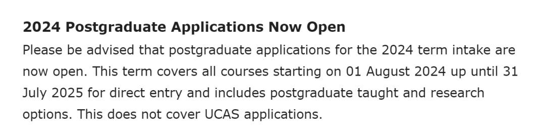 【注意】英国诺丁汉大学硕士2024申请已开放! 【申请】英国诺丁汉大学硕士2024申请已开放!
