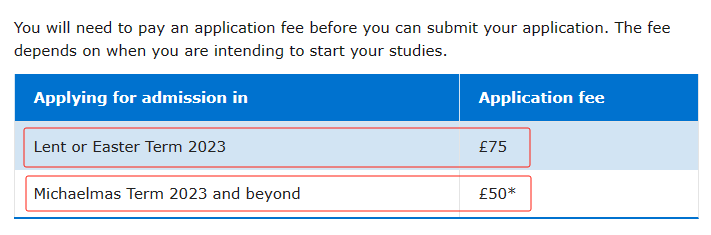 【留学费用】24fall英国QS100大学申请费汇总