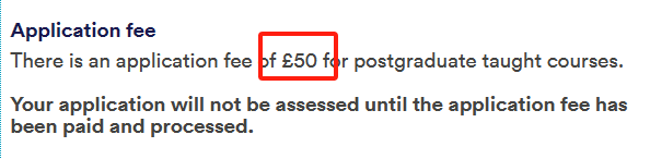 【留学费用】24fall英国QS100大学申请费汇总