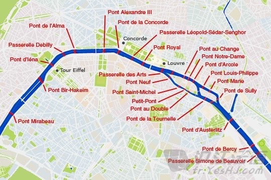 巴黎西岱岛地图图片