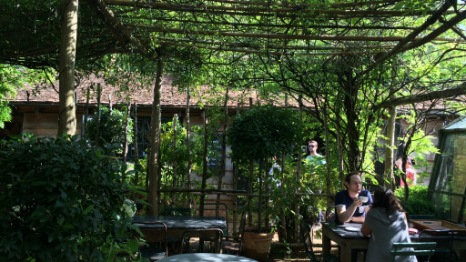 玩转英伦：屋顶漏风的米其林咖啡花园